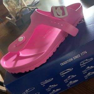 Brand New - Size 7, Pink Birkenstock